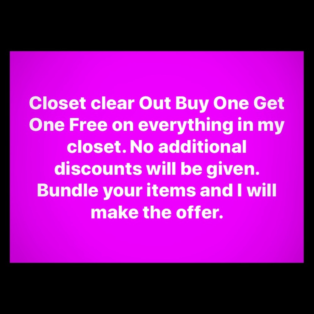 Closet Clear Out
